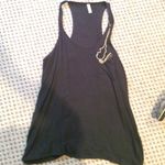 Final Touch Black tank top with gold chain & pocket Photo 3