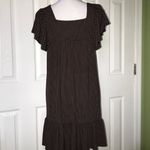 Necessary Objects Adorable Brown Polka Dot Dress Photo 1