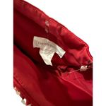 David's Bridal  Size 10 Red Strapless Dress Chiffon Satin Prom Bridesmaid NWT Photo 3