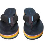Tory Burch  Platform Flip Flops Rainbow Stripe Women's Thong Sandals 4M Photo 0