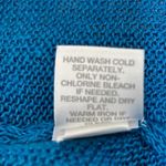 J.Jill  Women Open Front Duster Cardigan L Teal Linen Rayon Lightweight Layer Photo 7