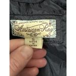 American Rag  Women's Black Chevron Puffer Down Filled Jacket Size Small Winter Photo 4