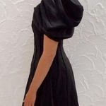 Aje Black Butterfly Sleeve Mini Dress Photo 4