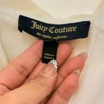 Juicy Couture Vintage White Babydoll Hooded J Zipper Cardigan Small Photo 3