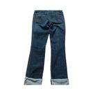 Arden B blue prep denim straight leg cuffed jeans size 27 women’s casual Photo 2