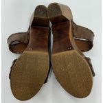 Johnston & Murphy  Women's Clog Platform Sandal 8.5 Brown Leather Block Heel Boho Photo 8