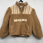 Driftwood  Sherpa Fleece Pullover Aztec Print Women's XS Photo 0