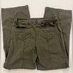 1822 Denim Army Green Grunge Y2K Wide-leg Cargo Pants Women’s 12/31 FLAW Photo 3