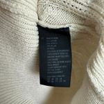 American Eagle Outfitters Y2K Babytee Sweater Cable Knit V Neck Ivory size L Photo 5