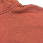 Aerie  Women Small Sweatshirt 1/4 Zip Cropped Raw‎ Edge Long Sleeve Burnt Orange Photo 1