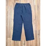 Quince Organic Cotton Gauze Wide Leg Pants Navy Size Small NWT Lightweight Photo 6
