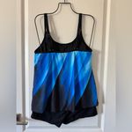 Urchics Women’s Tankini Boyshorts Swimsuit Tummy Control 2 Piece Blue Gradient M Size M Photo 3