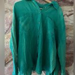 Free People Cardiff Cotton Gauze Button-Up Shirt size medium Photo 1