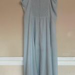 Aritzia SUN DEH Viola Midi Slip Dress Blue Small S Photo 4