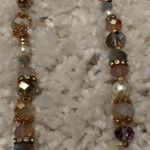 Long layer crystal beaded statement necklace Multiple Photo 1