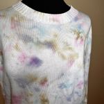 AQUA Bloomingdale's  Tie Dye Sweater Boho Size M Lightweight Vacation Sweater Photo 1