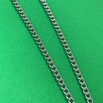 Titanium Steel Cross Pendant Necklace for Men Women Silver Photo 2