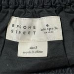 Kate Spade  Broome Street Women’s S Black Windowpane Eyelet Pull On Mini Skirt Photo 2