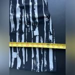 BCBGMAXAZRIA  Womens Adele 3/4 Sleeve Wrap Dress Black White Sz (LP) Peti… Photo 12