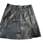 SheIn  Black A-Line Mini Skirt with Slit Photo 0