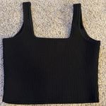 Los Angeles Atelier & Other Stories Black Ribbed Crop Top Photo 3