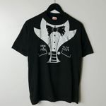 Vintage 80s Frank & Fran's Tuxedo Graphic Tee M USA Single Stitch 50/50 Necktie Black Size M Photo 7