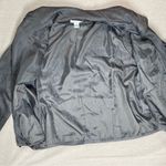 Christopher & Banks | Gray Zip-Up Faux Suede Jacket | PXL Photo 2