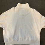 Aerie Grey  Quarter-Zip Sweatshirt Pullover Photo 1