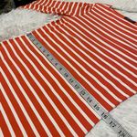 Saint James Tuckernuck Propriano Stripe Dress in Orange White Size 8 Photo 3