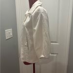 H&M Women's White Textured crop Jacket size 8 Photo 4