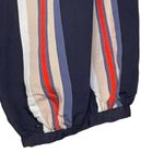 Daniel Cremieux  Button Up Blouse Size Medium Navy White Red Tan Striped Womens‎ Photo 2