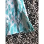 J.Crew  Tub Top Sz 4 Strapless teal ivory empire waist lined side zipper 12643 Photo 8