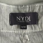 NYDJ New Women’s Linen Blend Slubby Striped Career Brunch Trouser Pants Photo 6