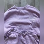 Nasty Gal  S/M Lavender Sweatpants Joggers Crewneck Sweatshirt Matching Set Small Photo 1