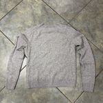 Uniqlo Women's Cashmere Sweater Crew Neck Pullover Sz XS Gray Classic Elegant Photo 8
