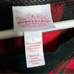 WONDERSHOP Women's Buffalo Plaid 3pc Pajama Shorts Set L Red Size L Photo 6