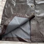 Target NWT Rachel Comey X Faux Crocodile Pencil Brown Chicory Coffee Skirt, size 8 Photo 8