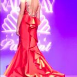 Studio 17 Red Prom Mermaid Dress Photo 5