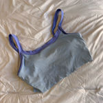 Aerie  Blue Tankini Ribbed Top Photo 0