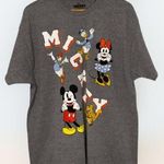 Disney Mickey & Minnie Mouse ~ Donald Duck Gray Cotton Short Sleeve T-Shirt Women’s 1X Photo 0