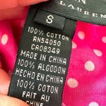 Ralph Lauren pink polka dot long sleeved shirt Photo 5