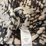 Vince NEW  100% silk sheer basket weave button down shirt blouse size 2 Photo 4