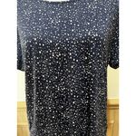 Madison Pullover Top ~ Cut Out V Back ~ Size Medium ~ Blue Photo 1