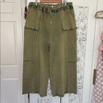 Ivy Jane  wide leg cotton pants comfort and joy knit easy pants Photo 1