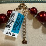 Charter Club  Red Pearl Tower Necklace NWT Photo 2