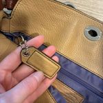 Coach Vintage Chelsea Nubuck Pebble Leather Tan Shoulder Bag 8A38 Photo 11