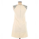 J.Crew  | Champagne w/ Black Lace Sleeves Vintage Vibes Dress Size 0 Photo 3