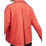 Anthropologie  Coral Swing Jacket Size Medium Classic Preppy Bright small NEW Photo 2