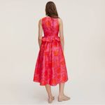 Kate Spade Target Women’s Midi Dress Rose Floral Pink Red Plus Size 20 Photo 5