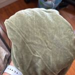 Reformation  Salamanca Cowl Neck Crushed Velvet Midi Dress in Green Artichoke Photo 4